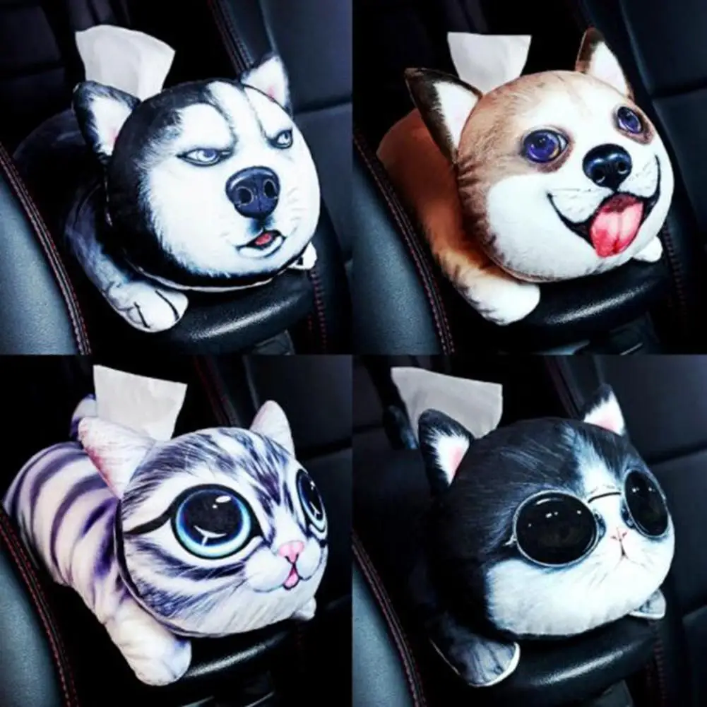 Creative Cute Cartoon Dog Cat Car Armrest Seat Back Sun Visor Plush Tissue Box Car Accessories Car Kitchen Supplies New
Creative Cute Cartoon Dog Cat Car Armrest Seat Back Sun Visor Plush Tissue Box Car Accessories Car Kitchen Supplies New