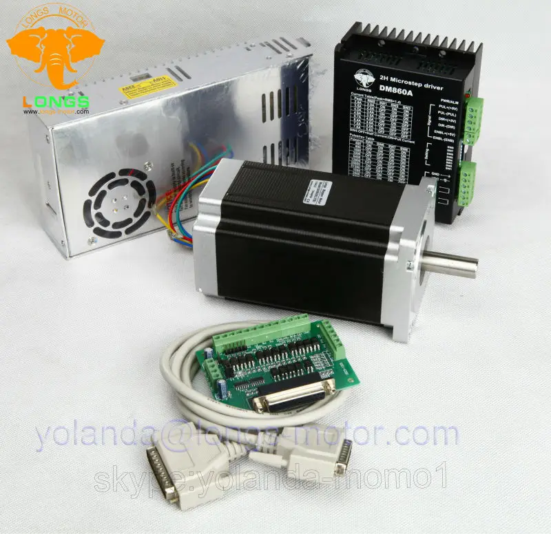 Germany Stock&EU Free shipping 1Axis Nema34 1600oz.in single shaft DM860A Driver Power supply CNC Kit Laser
Germany Stock&EU Free shipping 1Axis Nema34 1600oz.in single shaft DM860A Driver Power supply CNC Kit Laser