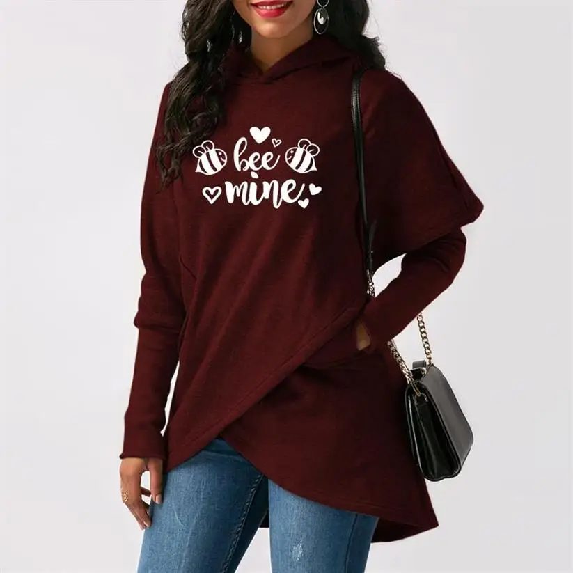 Split Bee Mine Hearts Letters Print Hoodies For Women Hoodies Women Tops Kawaii Sweatshirt Femmes Cute Pattern Female Printing
Split Bee Mine Hearts Letters Print Hoodies For Women Hoodies Women Tops Kawaii Sweatshirt Femmes Cute Pattern Female Printing