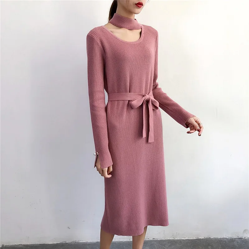 Winter Warm Charm Women split side Sweater Dress 2019 Fall Winter Long Sexy Lurex Bodycon Dresses with belt Skinny Knitted Dress
Winter Warm Charm Women split side Sweater Dress 2019 Fall Winter Long Sexy Lurex Bodycon Dresses with belt Skinny Knitted Dress