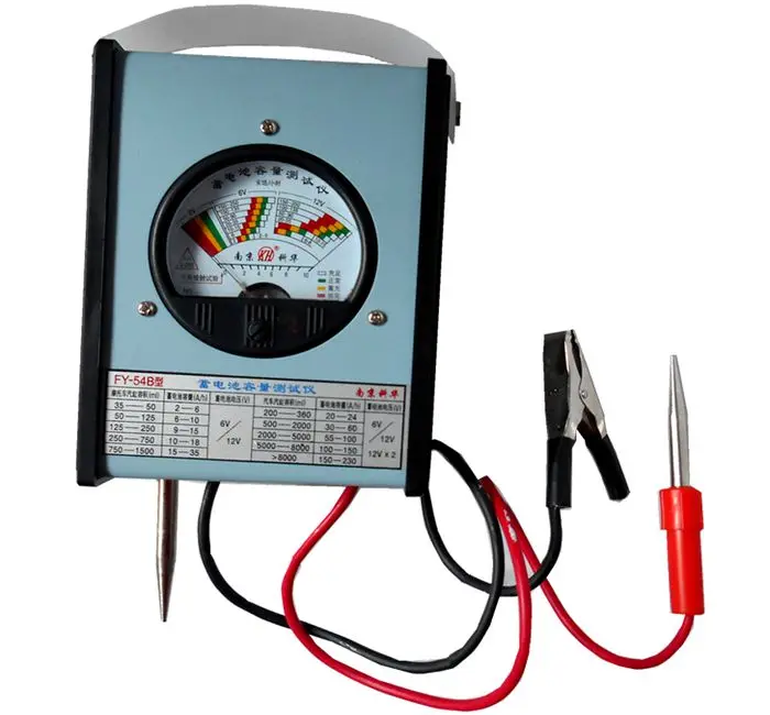 KEHUA FY-54B battery capacity meter, car / electric vehicles battery tester, battery tester, 2V / 6V / 12V.
KEHUA FY-54B battery capacity meter, car / electric vehicles battery tester, battery tester, 2V / 6V / 12V.