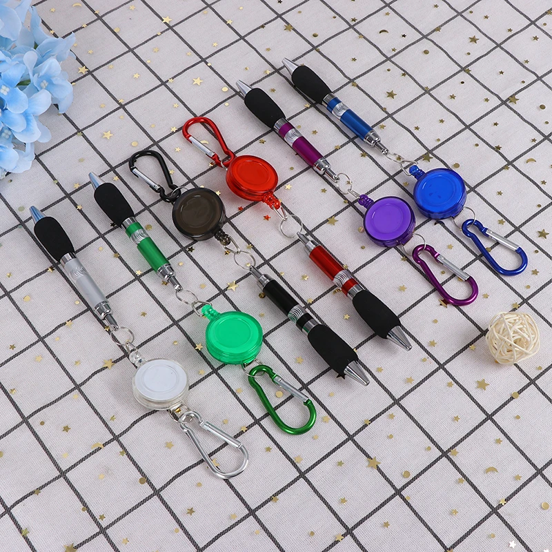 Portable Retractable Badge Reel Golf Scoring Pen Belt Clip with Carabiner Snap Hook Golf Training Aids Accessories
Portable Retractable Badge Reel Golf Scoring Pen Belt Clip with Carabiner Snap Hook Golf Training Aids Accessories