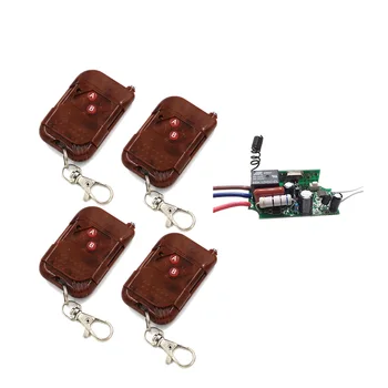Hot Sales AC 220V RF Remote Control Switch System 4X Transmitter + 1 X Receiver 1CH Relay Smart Home 315/433 MHZ
Hot Sales AC 220V RF Remote Control Switch System 4X Transmitter + 1 X Receiver 1CH Relay Smart Home 315/433 MHZ