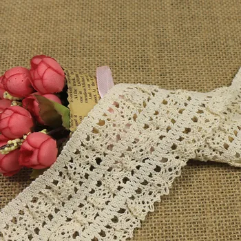 5 Yards/10 Yards/15 Yards/20 Yards 6.5cm Wide Cotton Elastic Stretch Lace Trimming Garment Sock Edge Decoration Trim White
5 Yards/10 Yards/15 Yards/20 Yards 6.5cm Wide Cotton Elastic Stretch Lace Trimming Garment Sock Edge Decoration Trim White