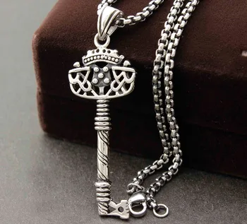 Men's Biker Stainless Steel Punk Lucky Key Pendant Necklace PL04
Men's Biker Stainless Steel Punk Lucky Key Pendant Necklace PL04