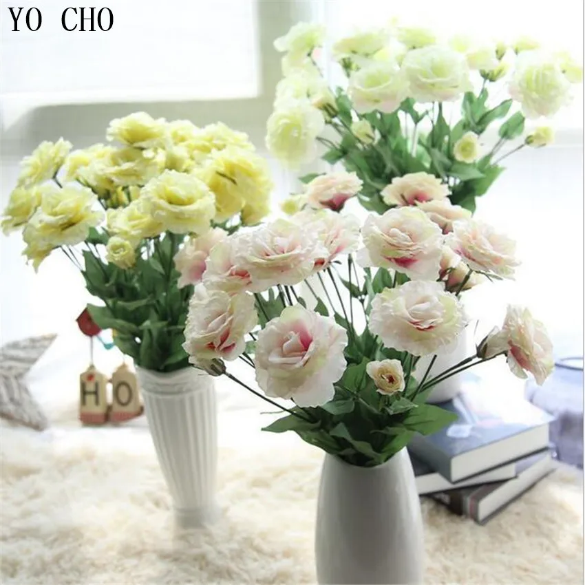 YO CHO (4 Heads) Rose Artificial decorative Flowers Party Home Wedding Decor wedding flower wholesale Floral Silk Peony fake
YO CHO (4 Heads) Rose Artificial decorative Flowers Party Home Wedding Decor wedding flower wholesale Floral Silk Peony fake