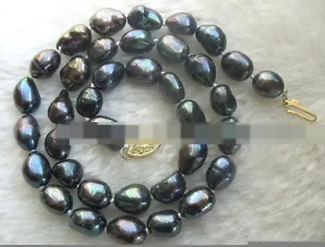 8-9mm freshwater pearl black baroque necklace 16" nature wholesale beads fashion
8-9mm freshwater pearl black baroque necklace 16" nature wholesale beads fashion