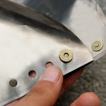 TOP!-Pure Titanium Camping Stove Wind Shield Camping Stove Wind Screen Outdoor Gas Stove Windproof Windshield 15Cm
TOP!-Pure Titanium Camping Stove Wind Shield Camping Stove Wind Screen Outdoor Gas Stove Windproof Windshield 15Cm