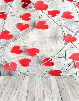 Vinyl photography backdrops Love white wood board floor red hearts branches Valentine 's Day wedding photo booth
Vinyl photography backdrops Love white wood board floor red hearts branches Valentine 's Day wedding photo booth