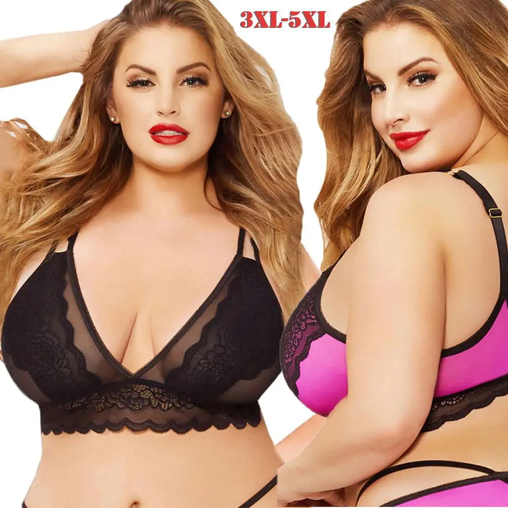 Clearance D cup large size sexy lace stitching sexy bra deep V perspective large size sexy underwear D big bra cup
Clearance D cup large size sexy lace stitching sexy bra deep V perspective large size sexy underwear D big bra cup