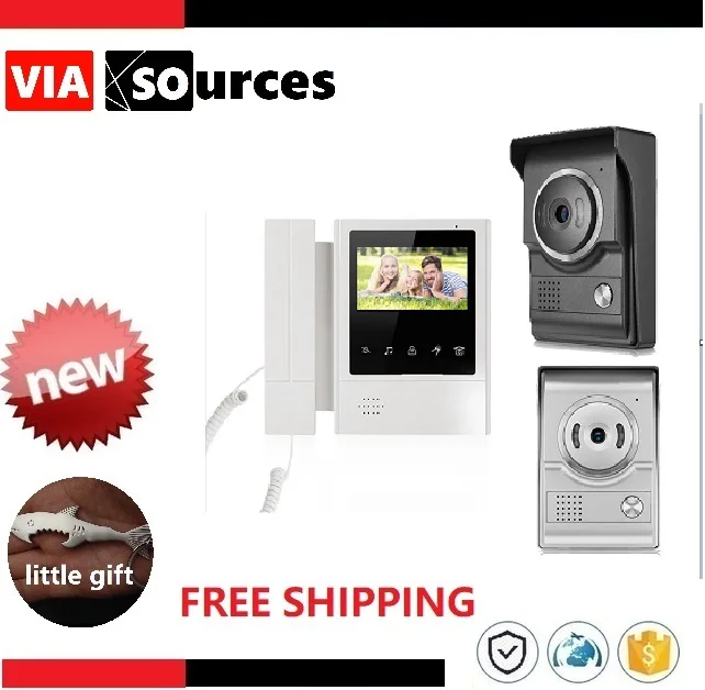 New Item Touch Key LCD Color Monitor 4.3" Video Door Phone Night Version IntercomDoorbell Home Security Video System 1V1
New Item Touch Key LCD Color Monitor 4.3" Video Door Phone Night Version IntercomDoorbell Home Security Video System 1V1