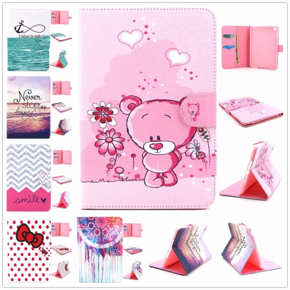 Bear Print PU Leather Flip Case for Apple iPad Mini 4 7.9 inch 7.9'' Cover Stand Tablet Case With Card Holder Drop shipping
Bear Print PU Leather Flip Case for Apple iPad Mini 4 7.9 inch 7.9'' Cover Stand Tablet Case With Card Holder Drop shipping