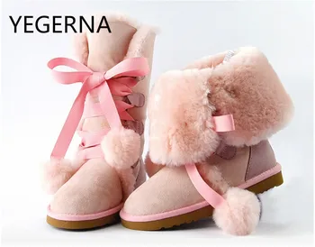 2017 Genuine Sheepskin Leather Women's Snow Boots Fashion Botas Mujer 100% Natural Fur Winter Boots Waterproof Women Long Boots
2017 Genuine Sheepskin Leather Women's Snow Boots Fashion Botas Mujer 100% Natural Fur Winter Boots Waterproof Women Long Boots