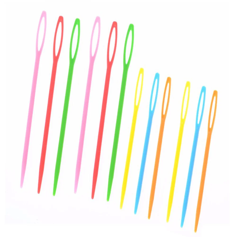 12Pcs/Set New Stylish Fresh DIY Special Candy Colors Plastic Knitting Needles Seam Sewing Tool Needle Arts Crafts 7cm/9cm Mixed
12Pcs/Set New Stylish Fresh DIY Special Candy Colors Plastic Knitting Needles Seam Sewing Tool Needle Arts Crafts 7cm/9cm Mixed