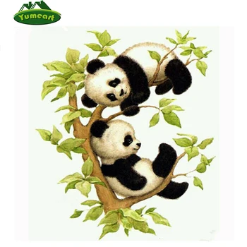 Diy Diamond Painting Cross Stitch Cute Panda Animals Playing on The Tree Branch Resin Rhinestones Full Diamond Embroidery
Diy Diamond Painting Cross Stitch Cute Panda Animals Playing on The Tree Branch Resin Rhinestones Full Diamond Embroidery