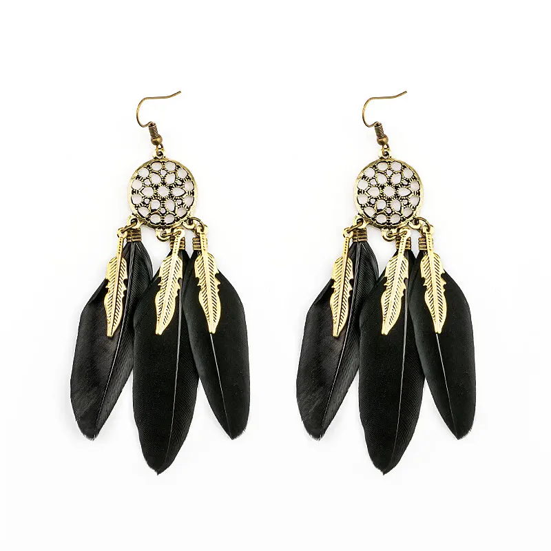MISANANRYNE Dream Catcher Hollow out Vintage Leaf Feather Dangle Earrings For Women Bohemia Style Earring Lady's Ethnic Jewelry
MISANANRYNE Dream Catcher Hollow out Vintage Leaf Feather Dangle Earrings For Women Bohemia Style Earring Lady's Ethnic Jewelry