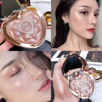 Makeup Brighten Highlighter Shimmer Glitter Heartshaped Makeup Palette Powder Base Illuminator HighLight Powder Pallete Cosmetic
Makeup Brighten Highlighter Shimmer Glitter Heartshaped Makeup Palette Powder Base Illuminator HighLight Powder Pallete Cosmetic