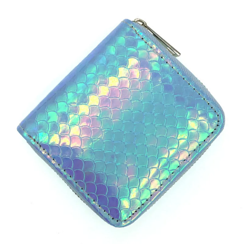 Fashion Shine Mermaid Pattern Women Wallets Laser Female Coin Purses Small Card Holder Zipper Fanny Pocket Ladies Short Purse
Fashion Shine Mermaid Pattern Women Wallets Laser Female Coin Purses Small Card Holder Zipper Fanny Pocket Ladies Short Purse