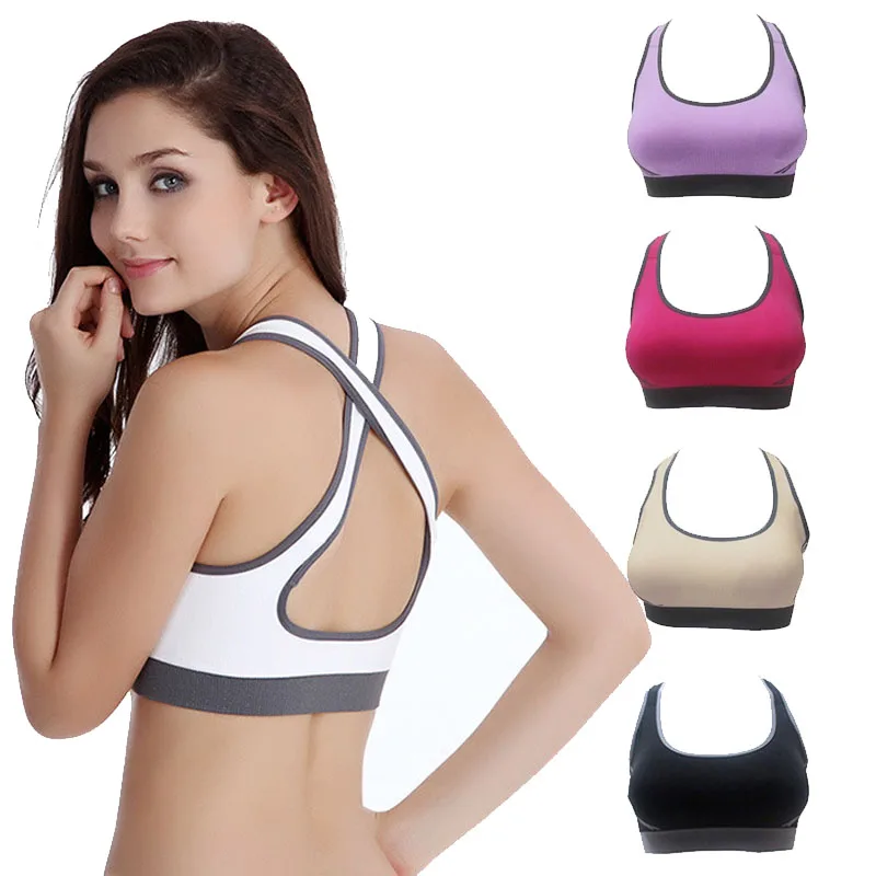New Women Padded Bra Top Athletic Vest Gym Fitness Sports Yoga Stretch bras Nylon Women, Girl breathable solid sport bra
New Women Padded Bra Top Athletic Vest Gym Fitness Sports Yoga Stretch bras Nylon Women, Girl breathable solid sport bra