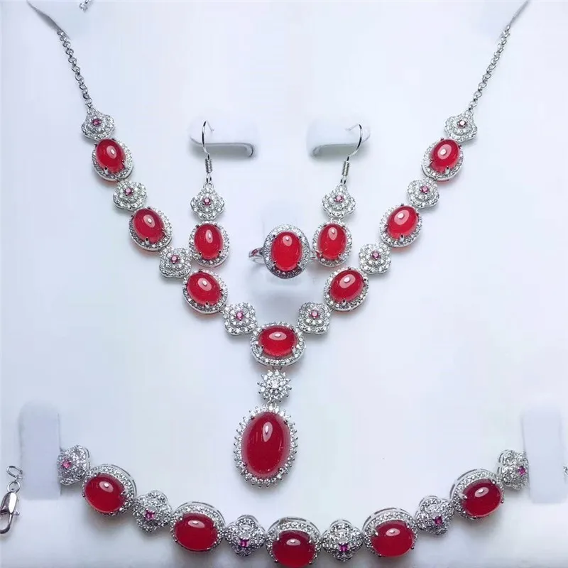 Koraba Fine Jewelry 925 Silver Inlaid Natural Chalcedony Round Pendant Necklace Ring Bracelet Earring Set Gifts Free Shipping
Koraba Fine Jewelry 925 Silver Inlaid Natural Chalcedony Round Pendant Necklace Ring Bracelet Earring Set Gifts Free Shipping