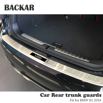 BACKAR 1pc Auto Car Rear Trunk Bumper Stickers For BMW X1 F48 2016 Accessories Trunk Door Trim Anti Collision Stainless Steel
BACKAR 1pc Auto Car Rear Trunk Bumper Stickers For BMW X1 F48 2016 Accessories Trunk Door Trim Anti Collision Stainless Steel