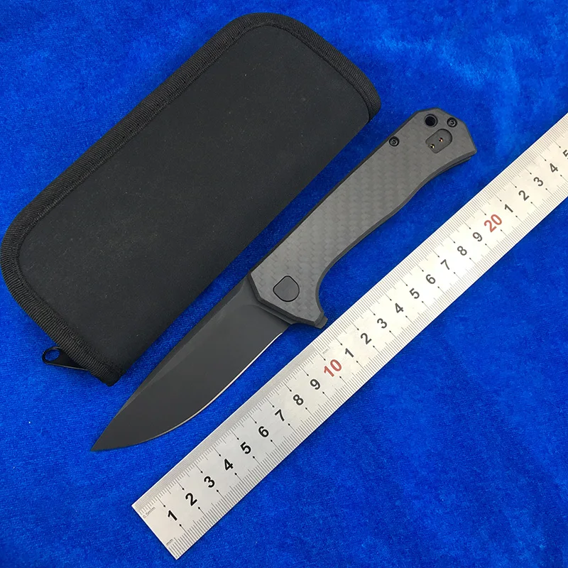 TEMIFSHE 0804CF CTS 204P blade Titanium CF handle Flipper folding knife knife Outdoor camping hunting pocket knives EDC tools
TEMIFSHE 0804CF CTS 204P blade Titanium CF handle Flipper folding knife knife Outdoor camping hunting pocket knives EDC tools