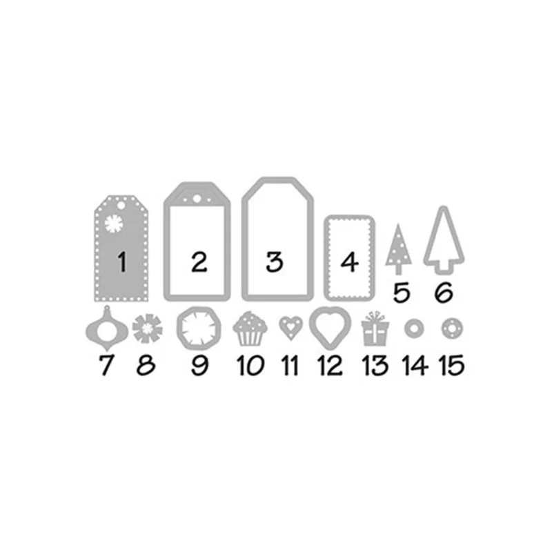 Eastshape Tags Dies Metal Cutting Dies for Dies Scrapbooking DIY Album Embossing Paper Craft Die Cut 
Eastshape Tags Dies Metal Cutting Dies for Dies Scrapbooking DIY Album Embossing Paper Craft Die Cut