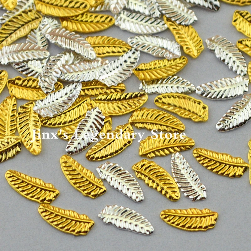 2018 New 100PCS Beauty Gold Silver Feather 3D Metal Nail Art Decoration Accessories Nail Styling Design Tools
2018 New 100PCS Beauty Gold Silver Feather 3D Metal Nail Art Decoration Accessories Nail Styling Design Tools