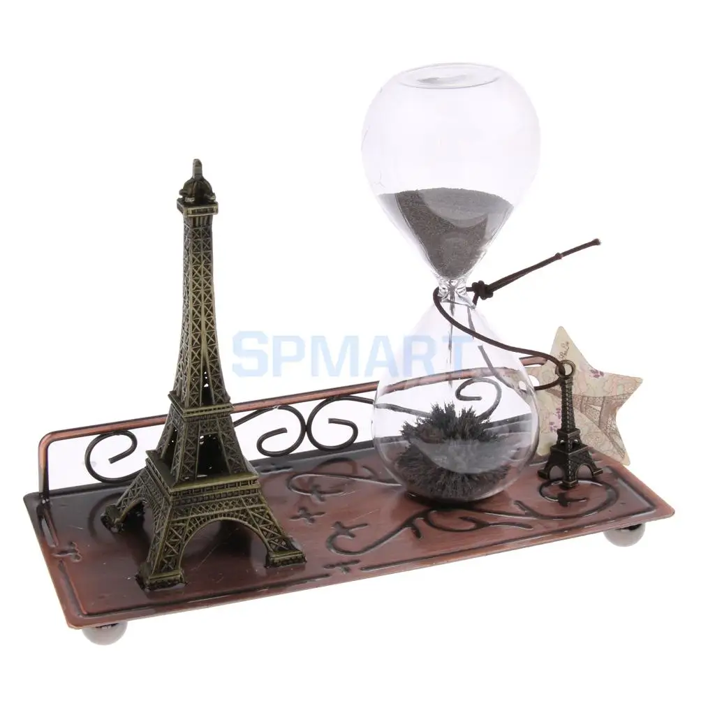 Magnet Hourglass Sand Timer Magnetic Clock Glass Eiffel Tower European Style Set Home Office Decor Figure Model Gadgets
Magnet Hourglass Sand Timer Magnetic Clock Glass Eiffel Tower European Style Set Home Office Decor Figure Model Gadgets