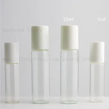12pcs Clear glass roll on bottle with Glass Ball White Lids Transparent roll-on bottle essential oil use cosmetic packing
12pcs Clear glass roll on bottle with Glass Ball White Lids Transparent roll-on bottle essential oil use cosmetic packing