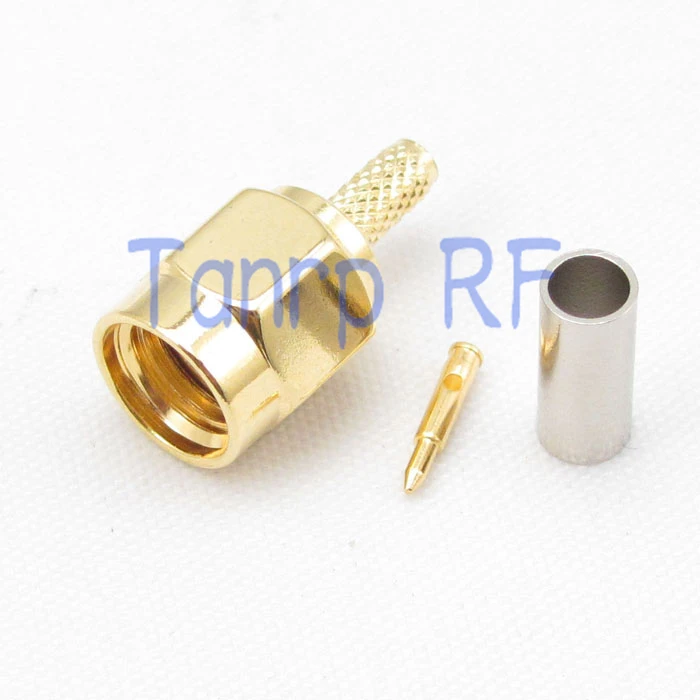 Free shipping! 10pcs/lots SMA male plug pin RF connector adapter crimp for RG174 RG316 RG188 RG179 cable wholesale
Free shipping! 10pcs/lots SMA male plug pin RF connector adapter crimp for RG174 RG316 RG188 RG179 cable wholesale