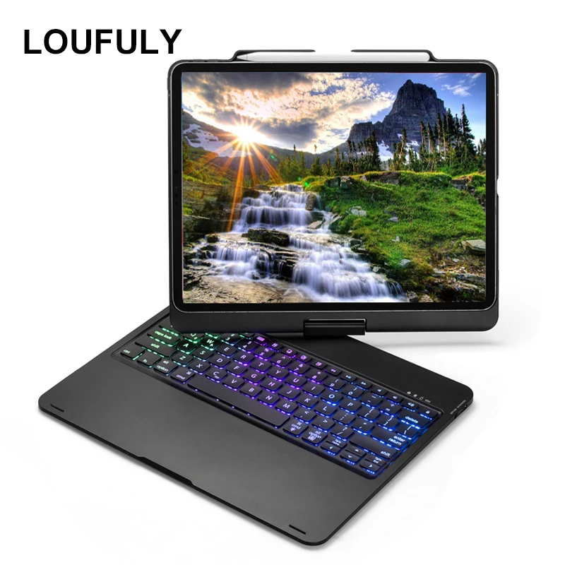 360 Rotation For iPad Pro 12.9 Case Keyboard Aluminum Backlit Bluetooth For iPad New Pro 12.9 Inch Keyboard Cover Tablet
360 Rotation For iPad Pro 12.9 Case Keyboard Aluminum Backlit Bluetooth For iPad New Pro 12.9 Inch Keyboard Cover Tablet