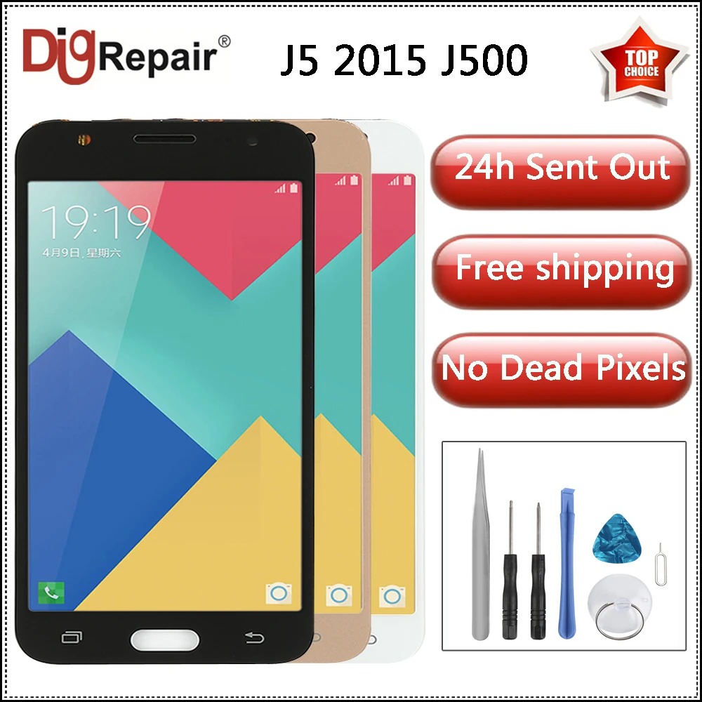 For Samsung Galaxy J5 2015 Display J500 J500F J500FN J500M J500H Display Touch Screen Digitizer Assembly For Samsung J5 2015 LCD
For Samsung Galaxy J5 2015 Display J500 J500F J500FN J500M J500H Display Touch Screen Digitizer Assembly For Samsung J5 2015 LCD