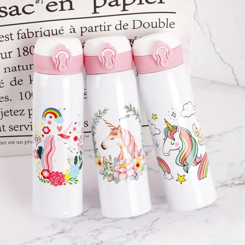 Cute Cartoon Unicorn Thermal Insulation Water Bottles 500ML Large-capacity Kettles Portable& Applicable For Outdoor Sports
Cute Cartoon Unicorn Thermal Insulation Water Bottles 500ML Large-capacity Kettles Portable& Applicable For Outdoor Sports