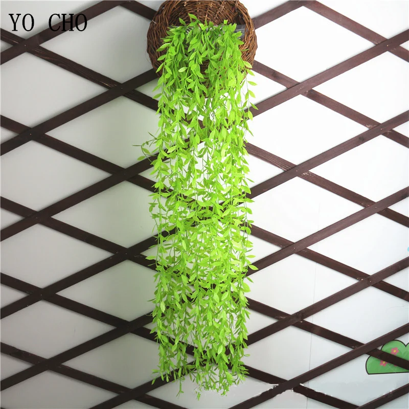 Artificial Flowers Vine 5 Forks Plastic Green Willow Branches Fake Wicker Rattan Plants Display for Wall Hanging wedding Decor
Artificial Flowers Vine 5 Forks Plastic Green Willow Branches Fake Wicker Rattan Plants Display for Wall Hanging wedding Decor