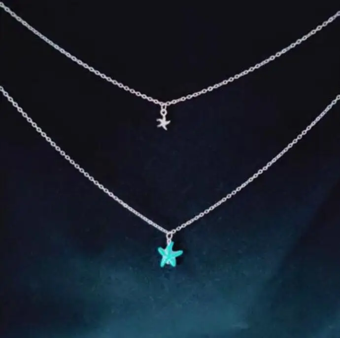 nx306 Europe Vintage Double layer chain necklace blue stone Geometric starfish alloy Starfish necklace Female jewelry
nx306 Europe Vintage Double layer chain necklace blue stone Geometric starfish alloy Starfish necklace Female jewelry