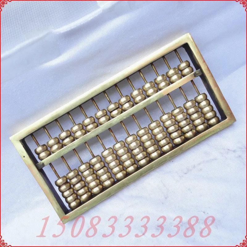 Bronze statue copper abacus decoration Large abacus solid beads lucky crafts
Bronze statue copper abacus decoration Large abacus solid beads lucky crafts