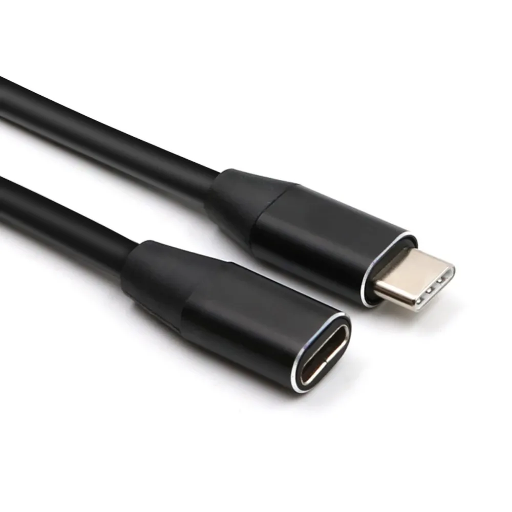 Type C USB 3.1 Male to USB-C Female Extension Data Cable Extender Cord 10Gbps 1080P high-definition Compatible for Macbook Air
Type C USB 3.1 Male to USB-C Female Extension Data Cable Extender Cord 10Gbps 1080P high-definition Compatible for Macbook Air