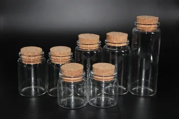 50pcs 50ml 100ml 120ml 150ml Transparent Glass Wishing Bottles Jars with Cork Stopper Empty Spice Foods Jars Vials Wedding Gift
50pcs 50ml 100ml 120ml 150ml Transparent Glass Wishing Bottles Jars with Cork Stopper Empty Spice Foods Jars Vials Wedding Gift