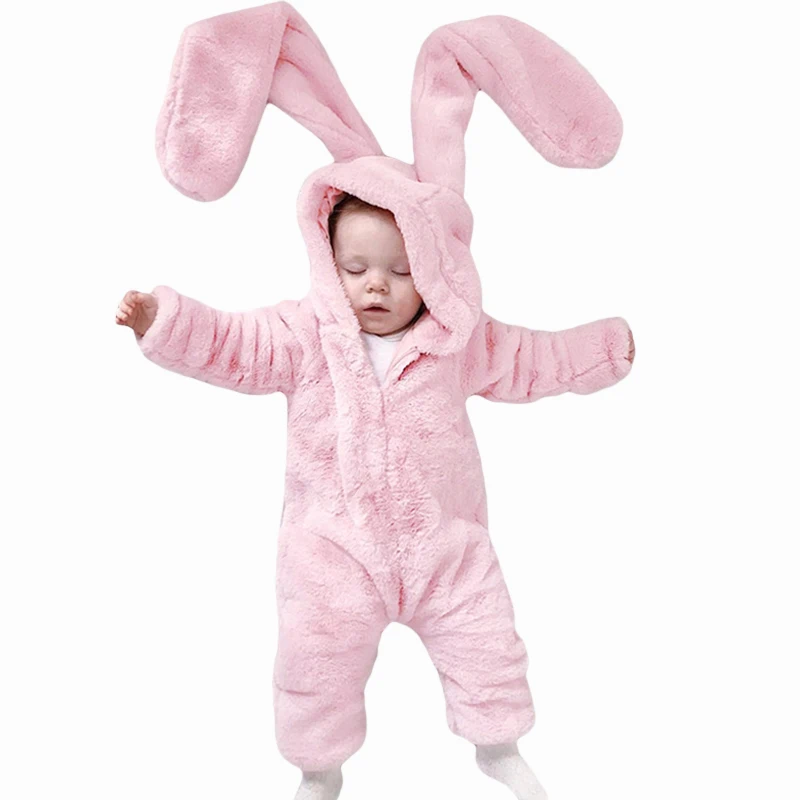 Winter Newborn Baby Girl Boy Clothes Rabbit 3D Ear Pink Romper Jumpsuit Warm Outfits Clothes Kids Outfit Clothing
Winter Newborn Baby Girl Boy Clothes Rabbit 3D Ear Pink Romper Jumpsuit Warm Outfits Clothes Kids Outfit Clothing