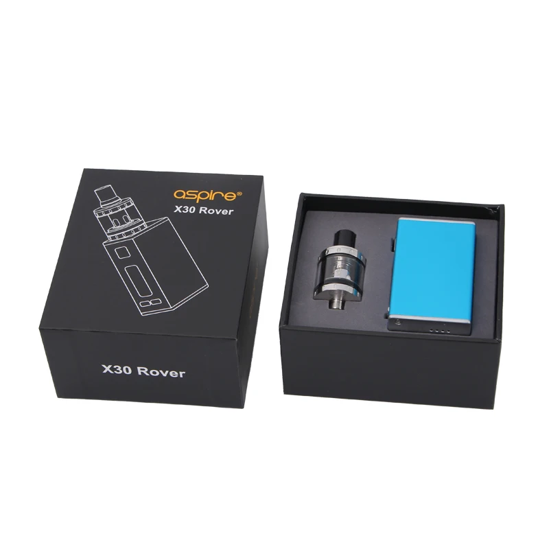 Original E Cigarette Aspire X30 Rover Kit With 2ML Nautilus X Tank Atomizer NX30 Box Vape Mod e-cigarette Vaporizer