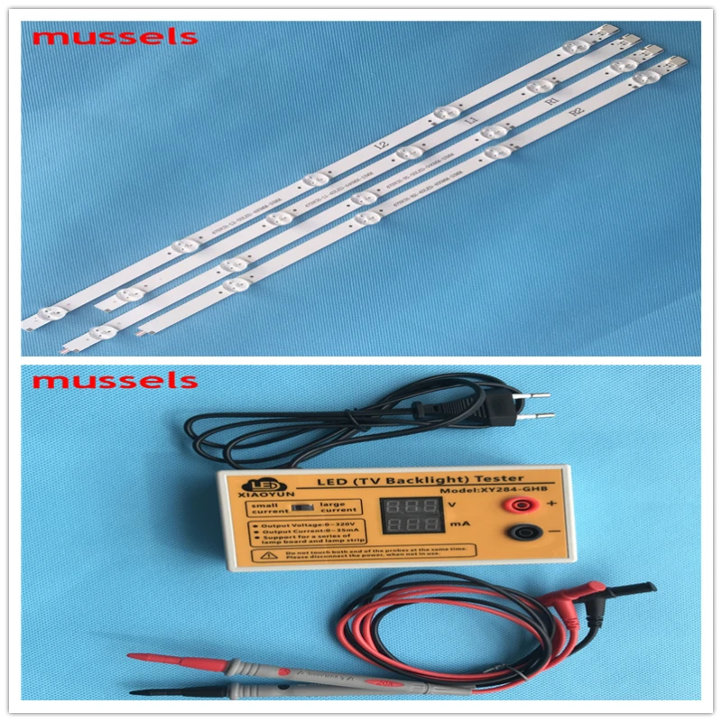 LED Backlight strip For LG 47" inch LCD TV 94cm 9Lamp 47LA6200 47LN5400 6916l-1527a 6916l-1528A 12pcs and LED tester 1pcs
LED Backlight strip For LG 47" inch LCD TV 94cm 9Lamp 47LA6200 47LN5400 6916l-1527a 6916l-1528A 12pcs and LED tester 1pcs
