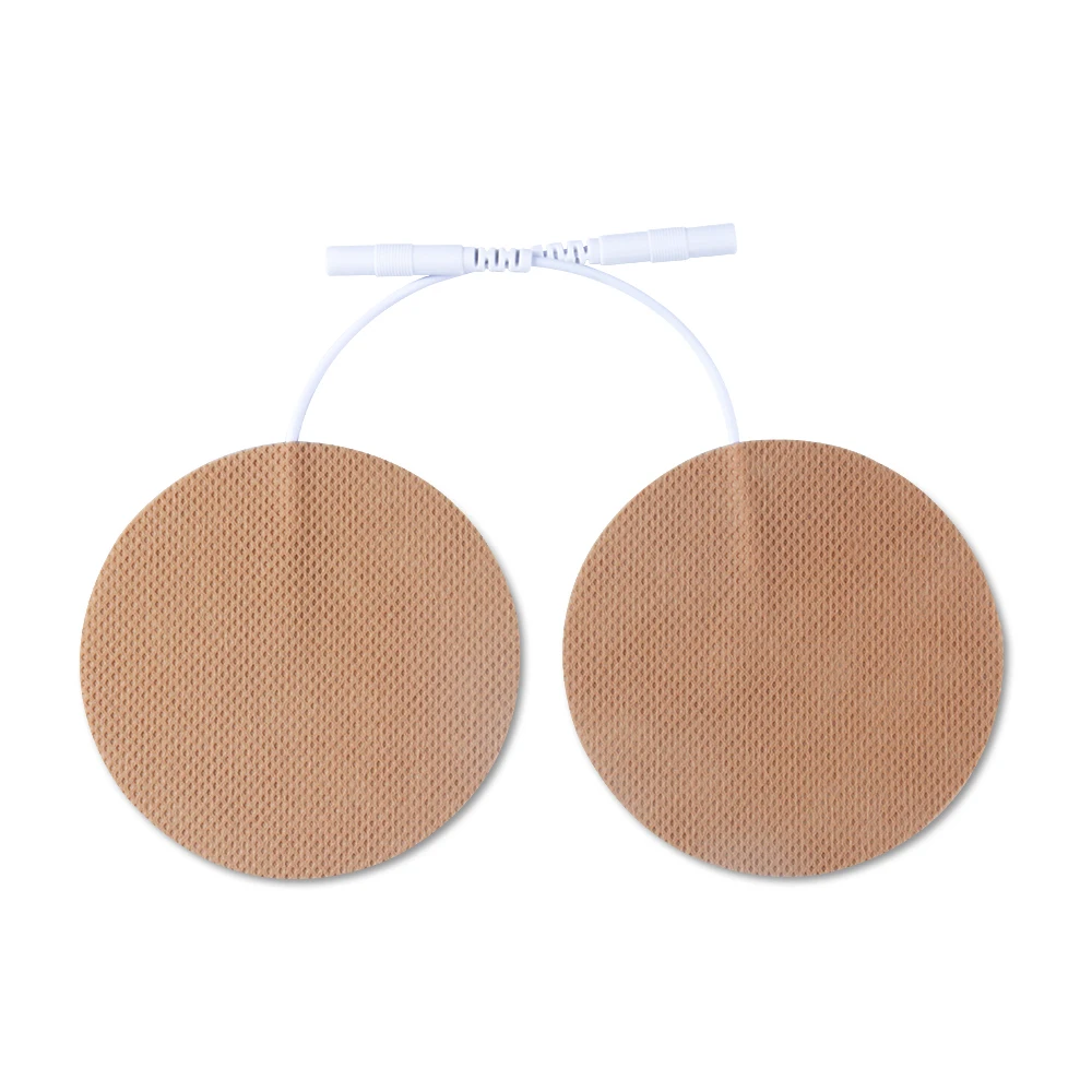 

10 Pairs TENS Electrodes Pads Size Diameter 7cm With Plug Hole 2.0mm For TENS/EMS Machines