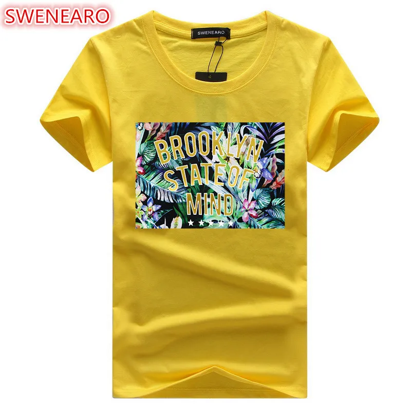 SWENEARO fashion summer short t shirt men brand clothing cotton comfortable male t-shirt print t-shirt men clothes
SWENEARO fashion summer short t shirt men brand clothing cotton comfortable male t-shirt print t-shirt men clothes
