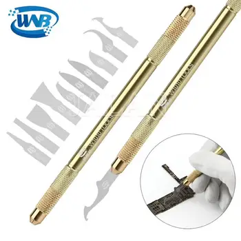 WNB repair tool set CPU A7 A8 A9 A10 Motherboard Burin Remove Processors Knifes IC Chip Repair Thin Blade Tools Accessory
WNB repair tool set CPU A7 A8 A9 A10 Motherboard Burin Remove Processors Knifes IC Chip Repair Thin Blade Tools Accessory