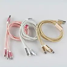 3 in 1 USB Micro USB font b Type C b font Charging font b Cable