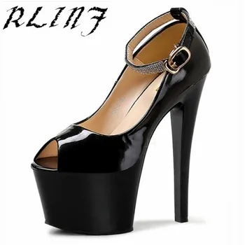 RLINF Summer Buckle Women's High Heels 17cm Fish Mouth Single Shoes Shallow Mouth
RLINF Summer Buckle Women's High Heels 17cm Fish Mouth Single Shoes Shallow Mouth
