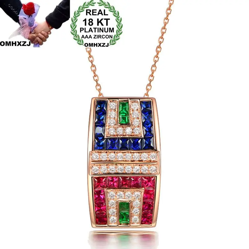 OMHXZJ Wholesale European Fashion Woman Girl Party Wedding Gift H Colorful Zircon 18KT Rose Gold Necklace Pendant Charm CA200
OMHXZJ Wholesale European Fashion Woman Girl Party Wedding Gift H Colorful Zircon 18KT Rose Gold Necklace Pendant Charm CA200