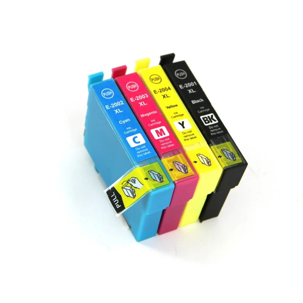 Full Ink 4 PCS Ink Cartridge T2001 T2002 T2003 T2004 XL FOR Epson XP-100 XP-200 XP-300 XP-400 XP-310 XP-410 WF-2510 With chip
Full Ink 4 PCS Ink Cartridge T2001 T2002 T2003 T2004 XL FOR Epson XP-100 XP-200 XP-300 XP-400 XP-310 XP-410 WF-2510 With chip