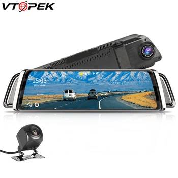 10 Inch Touch Screen Stream Car DVR Rear View Mirror Dash Cam Full HD Car Camera 1080P Back Camera Dual Lens Video Recorder
10 Inch Touch Screen Stream Car DVR Rear View Mirror Dash Cam Full HD Car Camera 1080P Back Camera Dual Lens Video Recorder